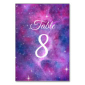 Numéro De Table Aquarelle Galaxy (Par défaut)