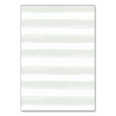 Numéro De Table Aquarelle peinte Feuilles et fleurs roses (Dos)