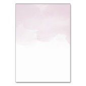 Numéro De Table Aquarelles rose vif Mariage de script noir (Dos)