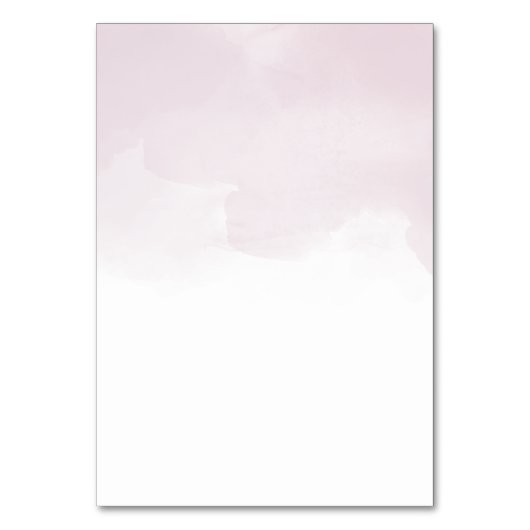 Numéro De Table Aquarelles rose vif Mariage de script noir (Dos)