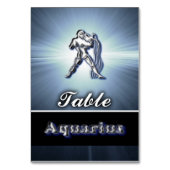 Numéro De Table Aquarius (Dos)