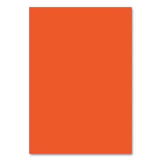Numéro De Table arrière - plan orange avec (Par défaut)