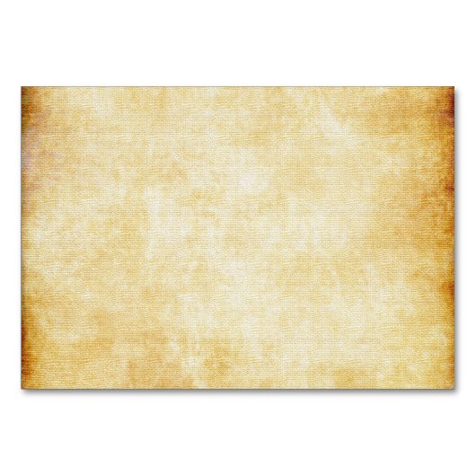 Numéro De Table Arrière-Plan | Papier parchemin (Devant)