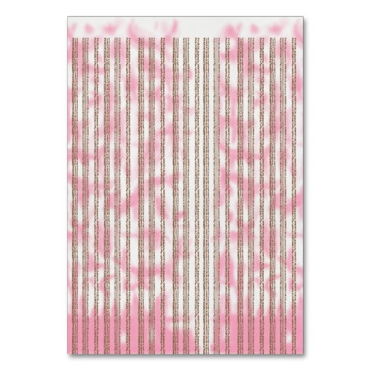 Numéro De Table arrière - plan rayé rose et blanc (Par défaut)