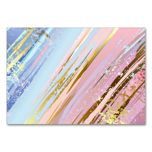 Numéro De Table Arrière - plan rose texturé (Devant)