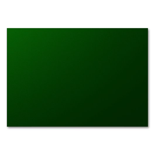 Numéro De Table arrière - plan vert (Devant)