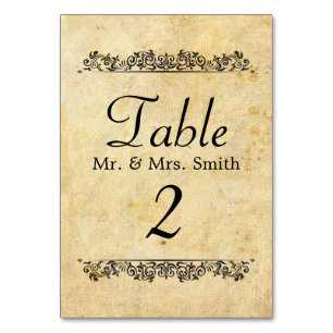 Numéro De Table Arrière - plan vintage avec Motif celtique