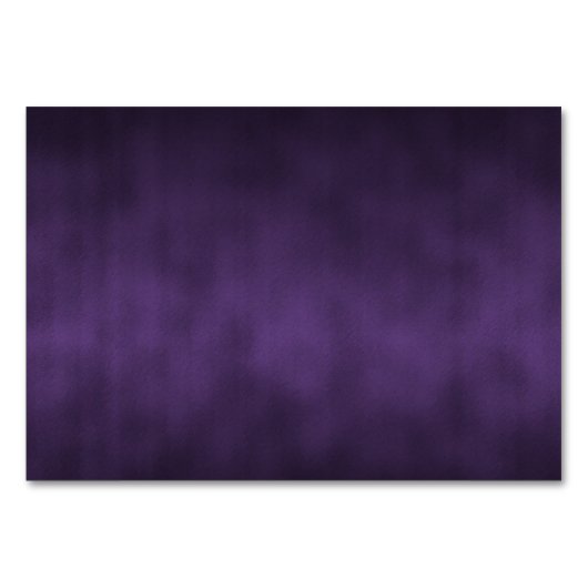 Numéro De Table Art de fond ombré Violet Gothic (Dos)