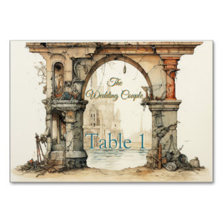 Numéro De Table Art Fantastique Vintage