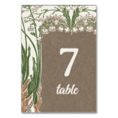 Numéro De Table Art Nouveau Perce-Neige délicats (Par défaut)