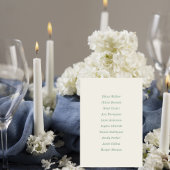 Numéro De Table Art Nouveau Wedding Table Number Card