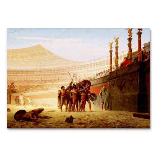 Numéro De Table Ave César de Jean-Léon Gérôme (Devant)