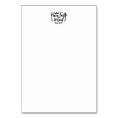 Numéro De Table Ayez foi en Dieu Mark 11:22 Citation Inspirationne (Dos)