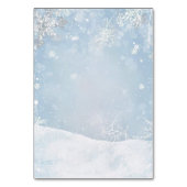 Numéro De Table Baby, It's Cold Outside Teddy Bear Winter (Dos)