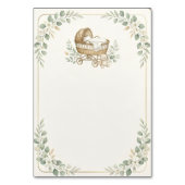 Numéro De Table Baigneuse Bohème Baby Shower (Dos)