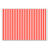 Numéro De Table Balançoires de cirque rouge et blanc (Devant)