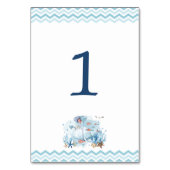 Numéro De Table Baleine nautique sous le Baby shower Sea Boy (Dos)