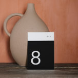 Numéro De Table Bande Noire Simple Plain Moderne Premium Élégant T<br><div class="desc">*partie d'une collection</div>