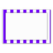 Numéro De Table Bandes pourpres (Ajouter 2ème Couleur) (Dos)