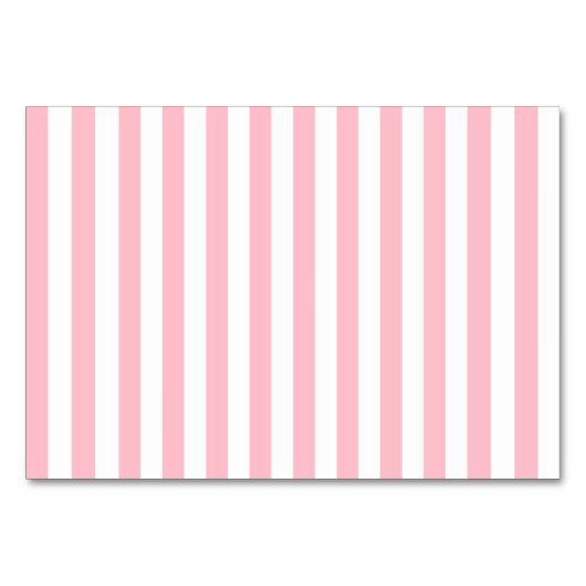 Numéro De Table Bandes roses (Devant)