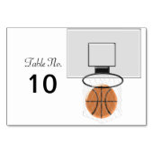 Numéro De Table Basket (Devant)