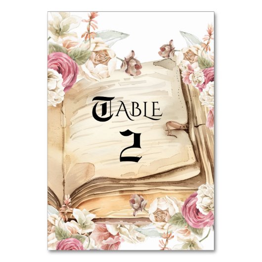 Numéro De Table Bébé Royale Fée Conte Baby Shower (Par défaut)