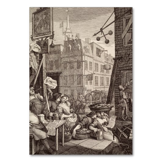Numéro De Table Beer Street par William Hogarth (Par défaut)