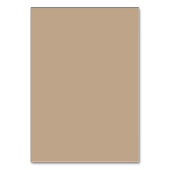 Numéro de table beige élégant (Dos)