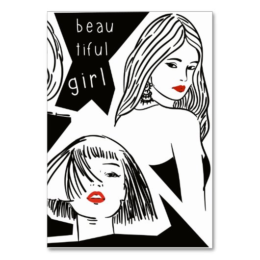 Numéro De Table belle fille (Par défaut)