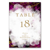 NUMÉRO DE TABLE | Belle géode de cristal de grenat (Dos)