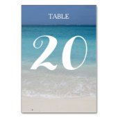 Numéro De Table Belle plage | Turks and Caicos Photo (Dos)