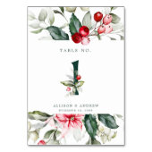 Numéro De Table Berry d'hiver no 1 Numéro de tableau (Par défaut)