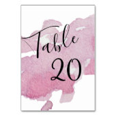 Numéro De Table Berry été Mariage moderne (Dos)