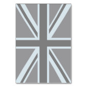 Numéro De Table Black Union Jack British Flag Design Personnaliser (Dos)
