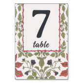 Numéro De Table Blackberry d'automne vintage (Par défaut)