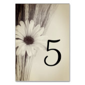 Numéro De Table Blé séché et Mariage agricole de la campagne maraî (Par défaut)