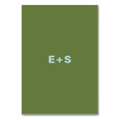 Numéro De Table Bleu et vert Wes Anderson Numéro de tableau inspir (Dos)