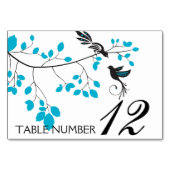Numéro De Table Bleu Inséparable (Dos)