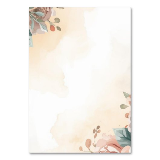 Numéro De Table Blooming (Par défaut)