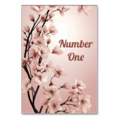 Numéro De Table Blossoms of Love" Collection Faire-part de mariage (Par défaut)