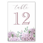 Numéro de table Blush Hydrangea (Dos)