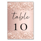 Numéro De Table Blush or rose gold (Par défaut)