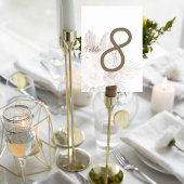 Numéro De Table Blush Pampas Grass Wedding Table Number Card