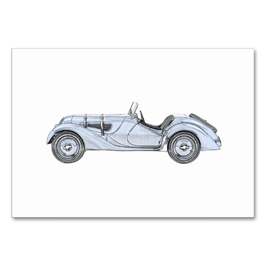 NUMÉRO DE TABLE BMW 328 1936 (Devant)