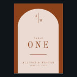 Numéro De Table Boho Minimaliste Burnt Orange Mariage Numéros de t<br><div class="desc">Nous ajoutons toujours de nouveaux designs chaque jour !</div>