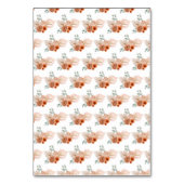 Numéro De Table Boho Terracotta Pampas Herbe (Dos)