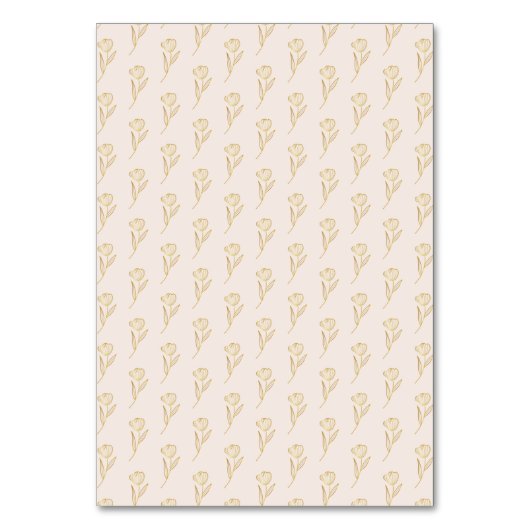 Numéro De Table Boho végétal Mariage minimal (Dos)