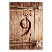 Numéro De Table bois de grange Botte Botte mariage campagnard occi (Dos)