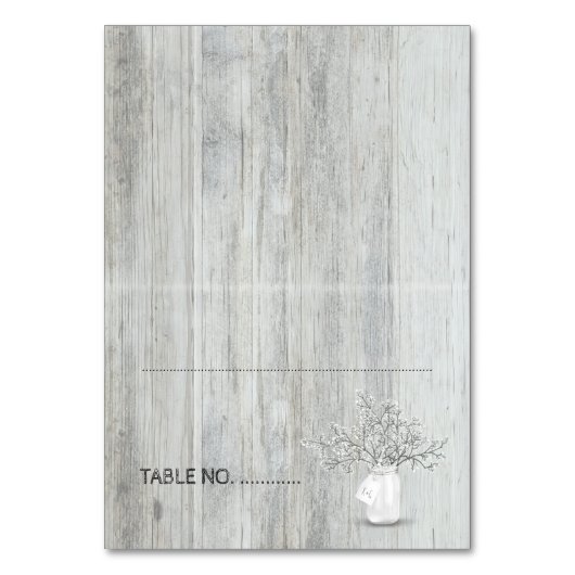 Numéro De Table Bois Mason Jar et Mariage rustique de la respirati (Par défaut)