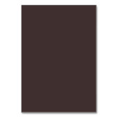 Numéro De Table Bold Brown Typography Custom Wedding Place Card (Dos)